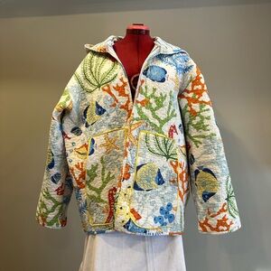 Handmade Colorful Quilted Women's Jacket